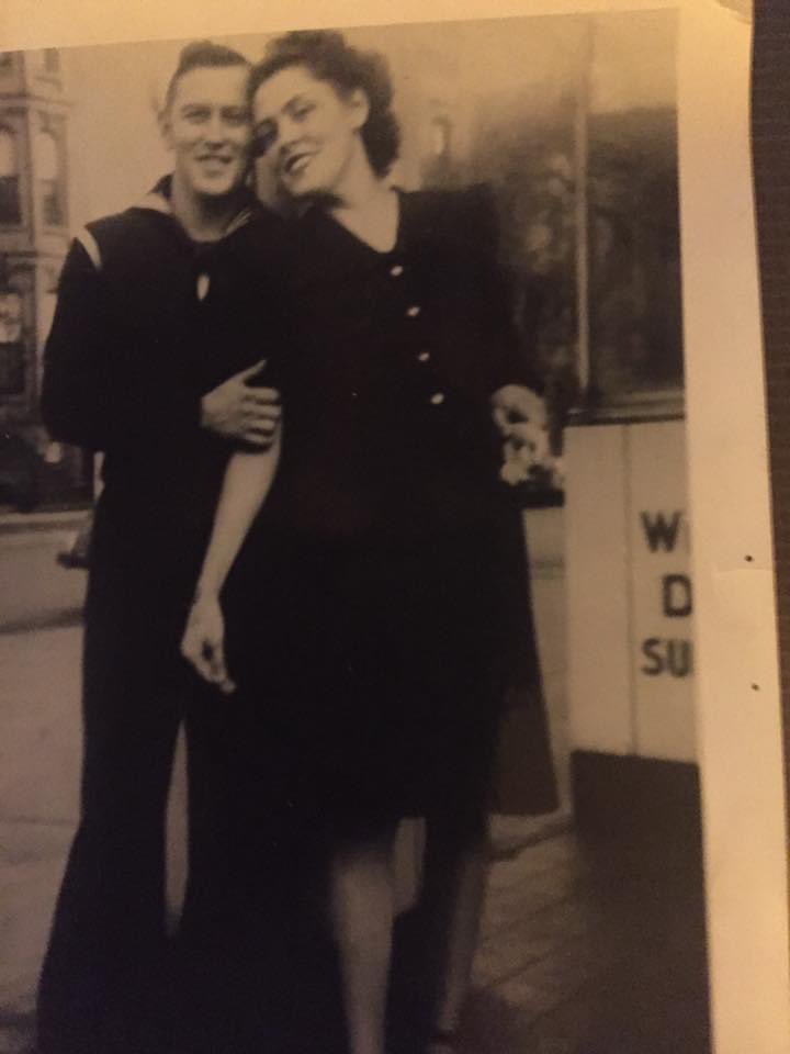 During WWII, my Grandma Rohn worked @ The Enterprise Co. in Massillon, Ohio making shell casings for 105 mm Howitzers. Grandpa Rohn in the Pacific at the Great Marianas Turkey Shoot and stayed on Saipan Island for the duration of the war. Remembering them and our American heroes.