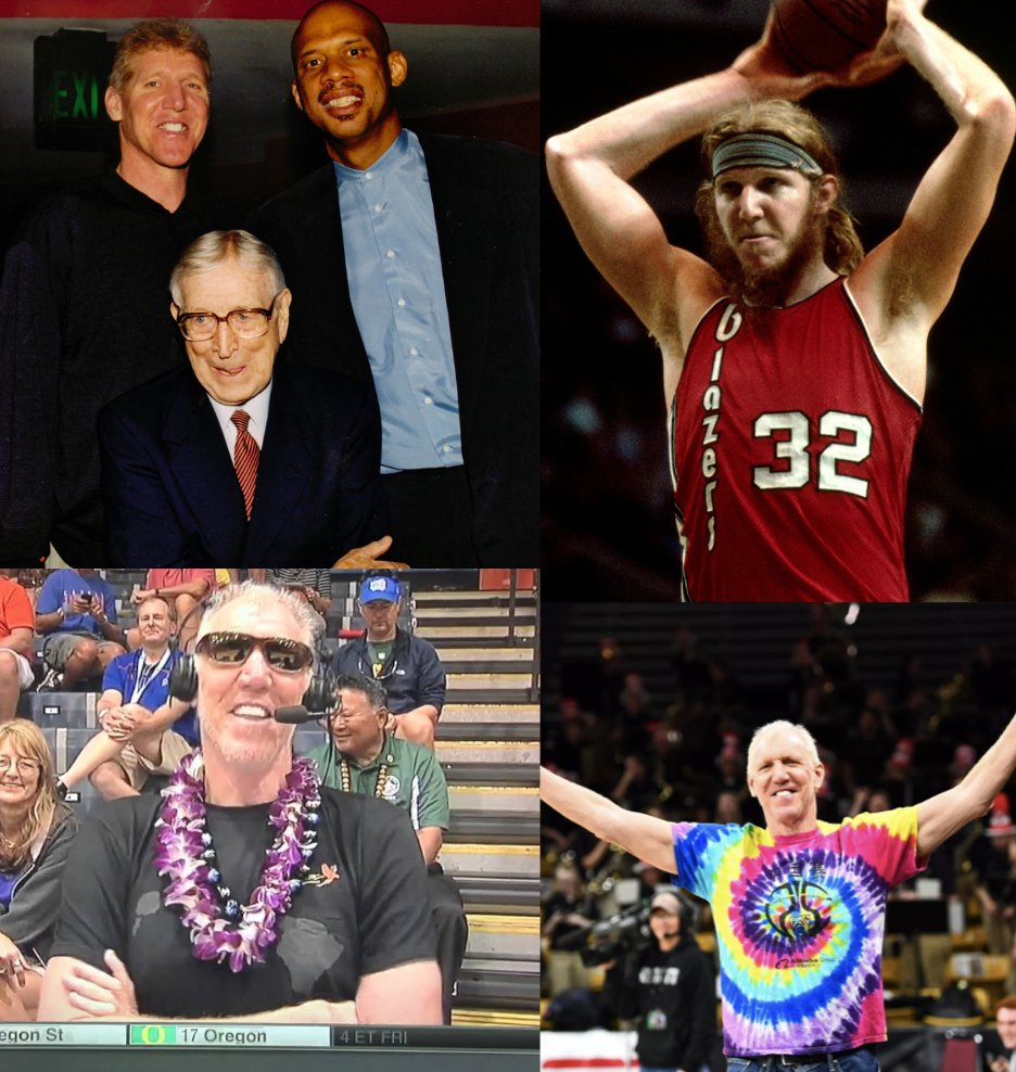 Rest in peace to an absolute legend of the sport of basketball as a player, commentator, and personality. No one lived with more joy and appreciation for his life than Bill Walton