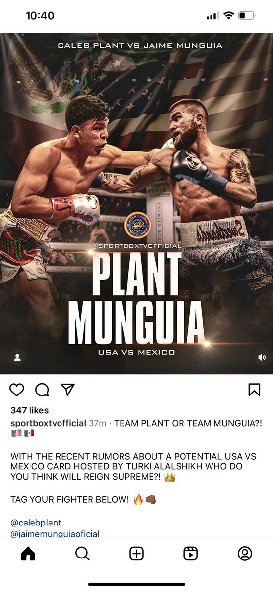MUNGIA STOPS CALEB PLANT 

ARGUE WITH YOUR MOMMA!