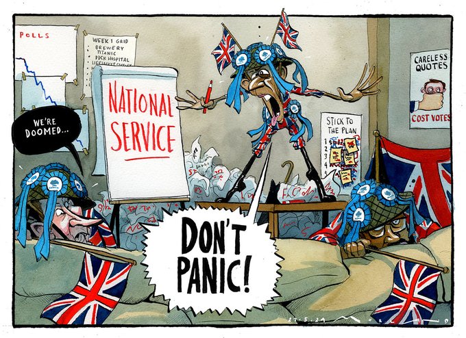 . Senior military figures say the tory National Service plan is Bonkers! If the threat of compulsory National Service doesn't motivate young voters to go out to vote Labour on the 4th of July, then nothing will! 😃 #C4News #bbcpm #ToriesAreDone #ToriesOut690 .