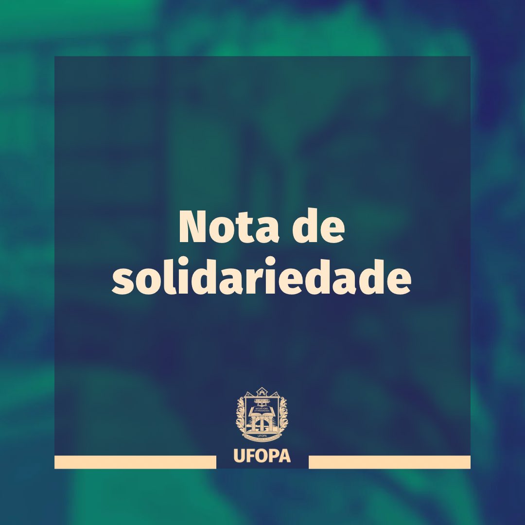 ufopa's tweet photo. A Ufopa manifesta solidariedade à comunidade acadêmica, em especial aos familiares e amigos das vítimas do trágico acidente com servidores e discentes do Instituto Federal do Pará (IFPA), ocorrido no dia 26 de maio, na cidade de Tucuruí. https://t.co/NBFCLdv3rz