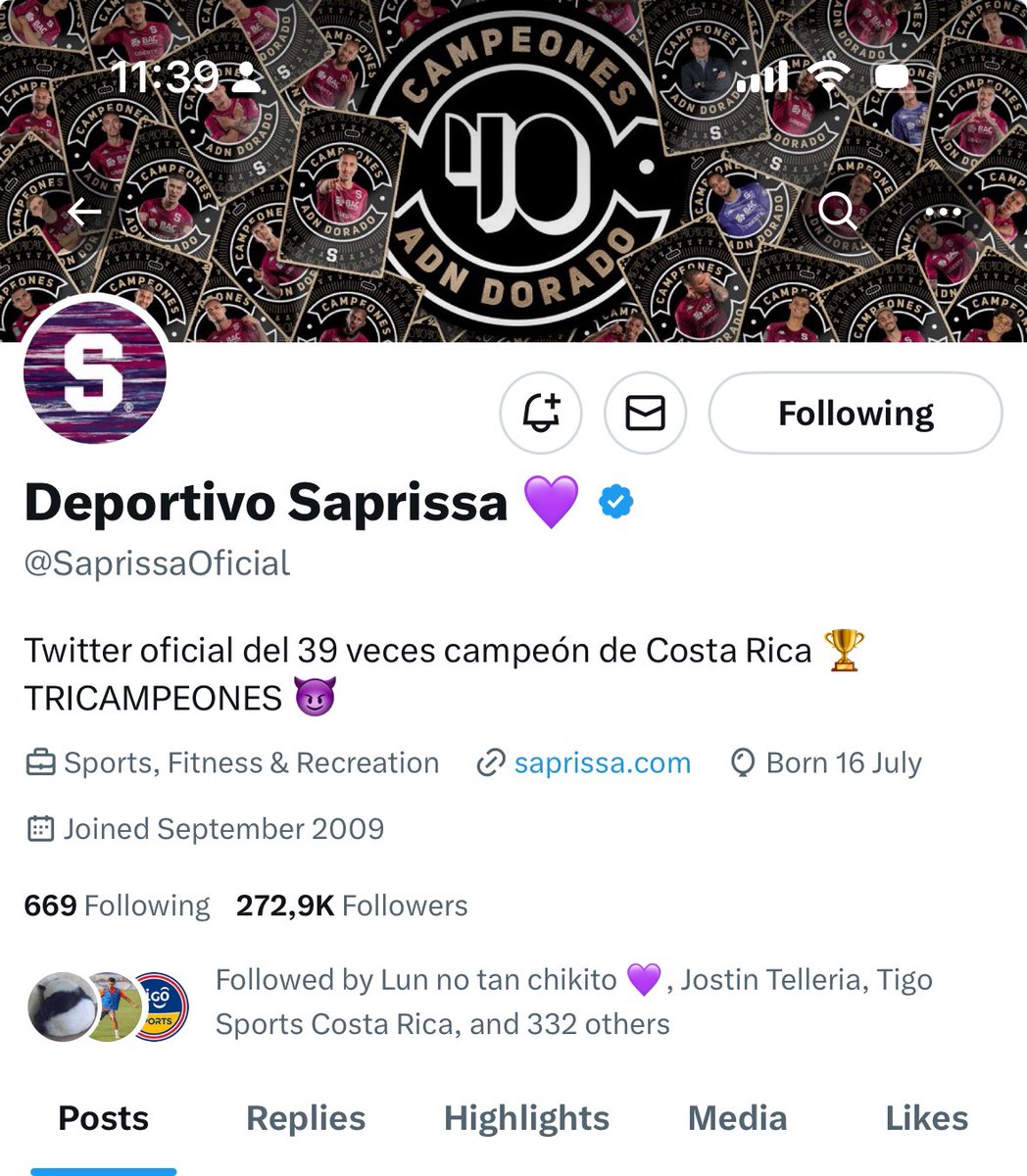 natysl0508's tweet photo. @SaprissaOficial actualicen el perfil porfis 😘 https://t.co/w3T6bihQaJ