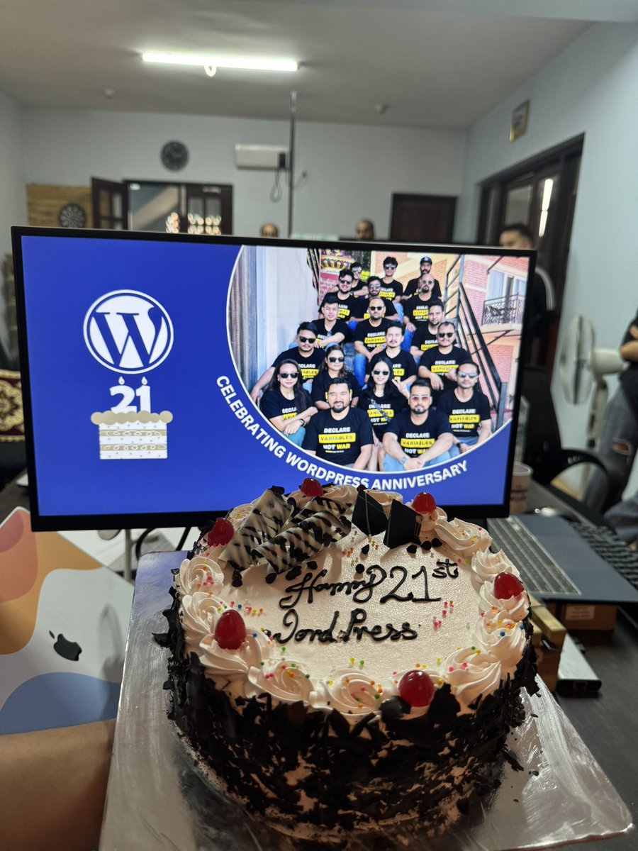 rathour's tweet photo. Happy birthday #WordPress Here’s to many more birthdays. https://t.co/vqzTmkFDM4