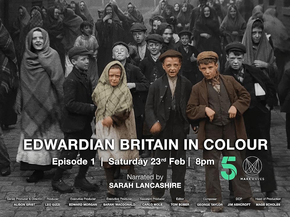 7pm TODAY on @PBSAmerica 

Ep 1 (of 2) of the 2019 #Documentary📺 “Edwardian Britain in Colour” directed by #AlisonGrist

Narrated by #SarahLancashire

Rare film footage, restored & colourised for the first time, reveals how everyday Edwardians lived, worked and socialised.