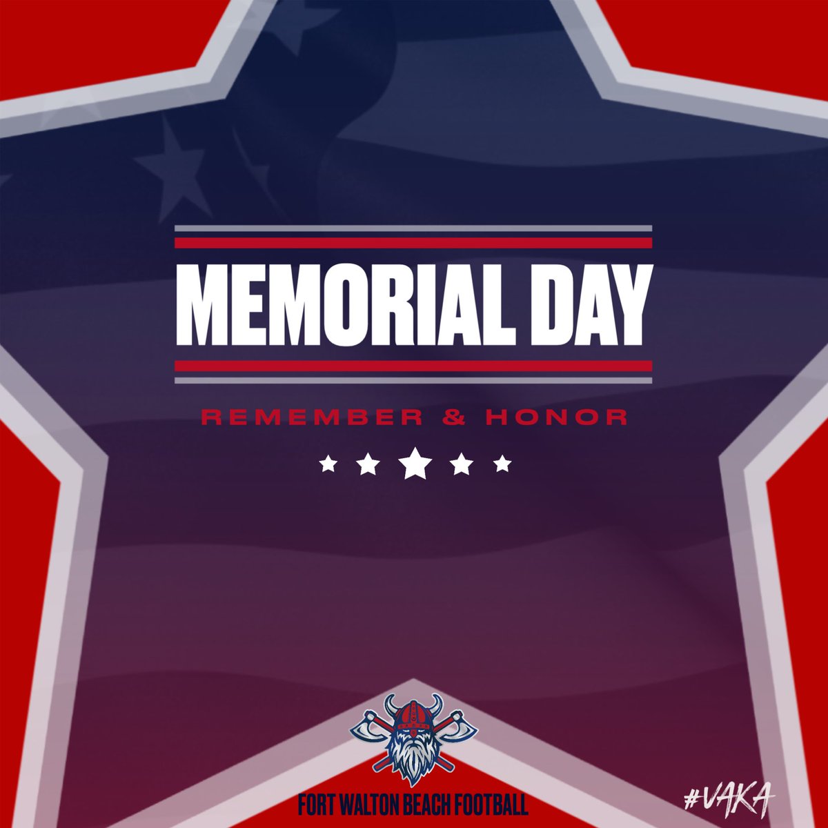 Home of the free, because of the brave. Today, we remember and honor those who paid the ultimate sacrifice in service to our country and to their families. 🇺🇸 #VAKA