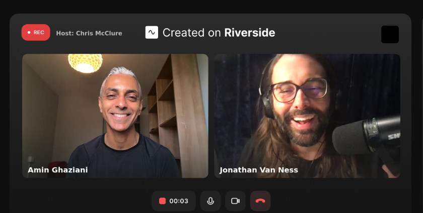 That hour-and-a-half convo about my new book with Jonathan Van Ness, to record for their podcast Getting Curious, blew my mind. JVN is radiant! And I am so very lucky. #LongLiveQueerNightlife #joy @PrincetonUPress @UBCNews @UBCSociology @ASAnews