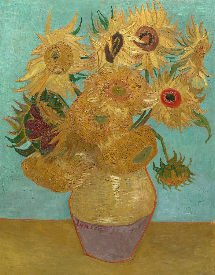 Sunflowers by Vincent van Gogh, 1889.
#flowers #sunflowers