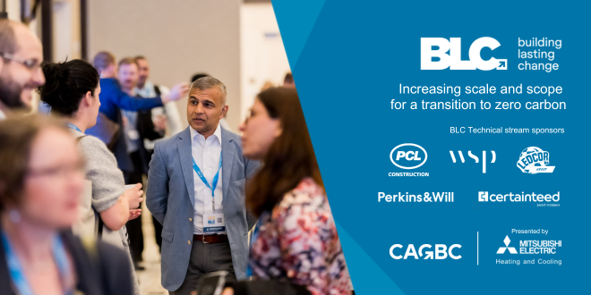 Don't miss #BuildingLastingChange's "Roadmap to Achieving 40% Reduction in #embodiedcarbon" session exploring best practices in policy &amp; design, the data and tools required for Canada to achieve @WorldGBC's target of 40% reduction for new buildings by 2030 harlowagency.swoogo.com/BLC2024