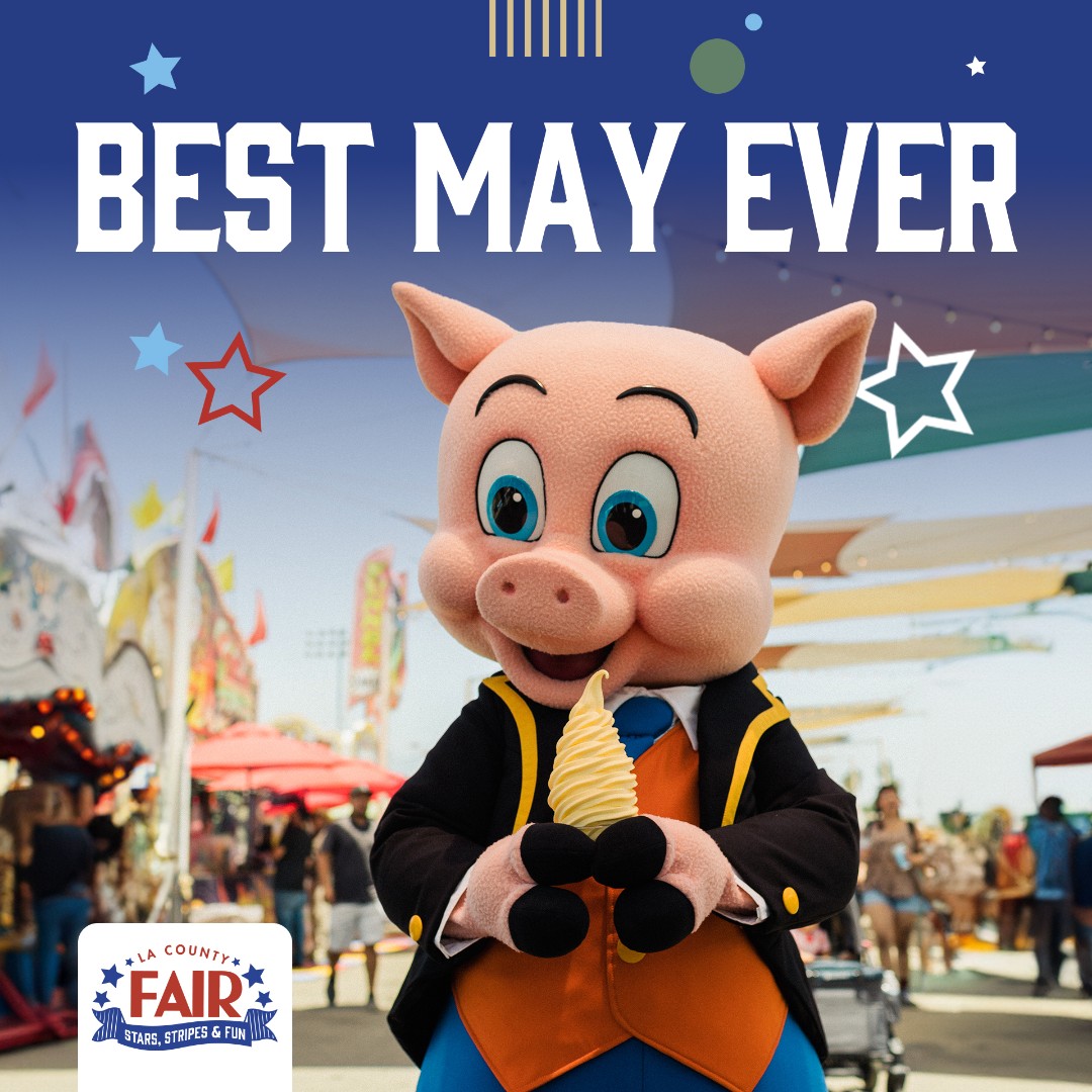 lacountyfair's tweet photo. What a May! โญ We've celebrated stars, stripes, and endless fun at the LA County Fair. Cheers to the BEST MAY EVER! ๐ฅณ
#LACountyFair #LACF2024 #StarsStripesFun https://t.co/nbfeoczdOe