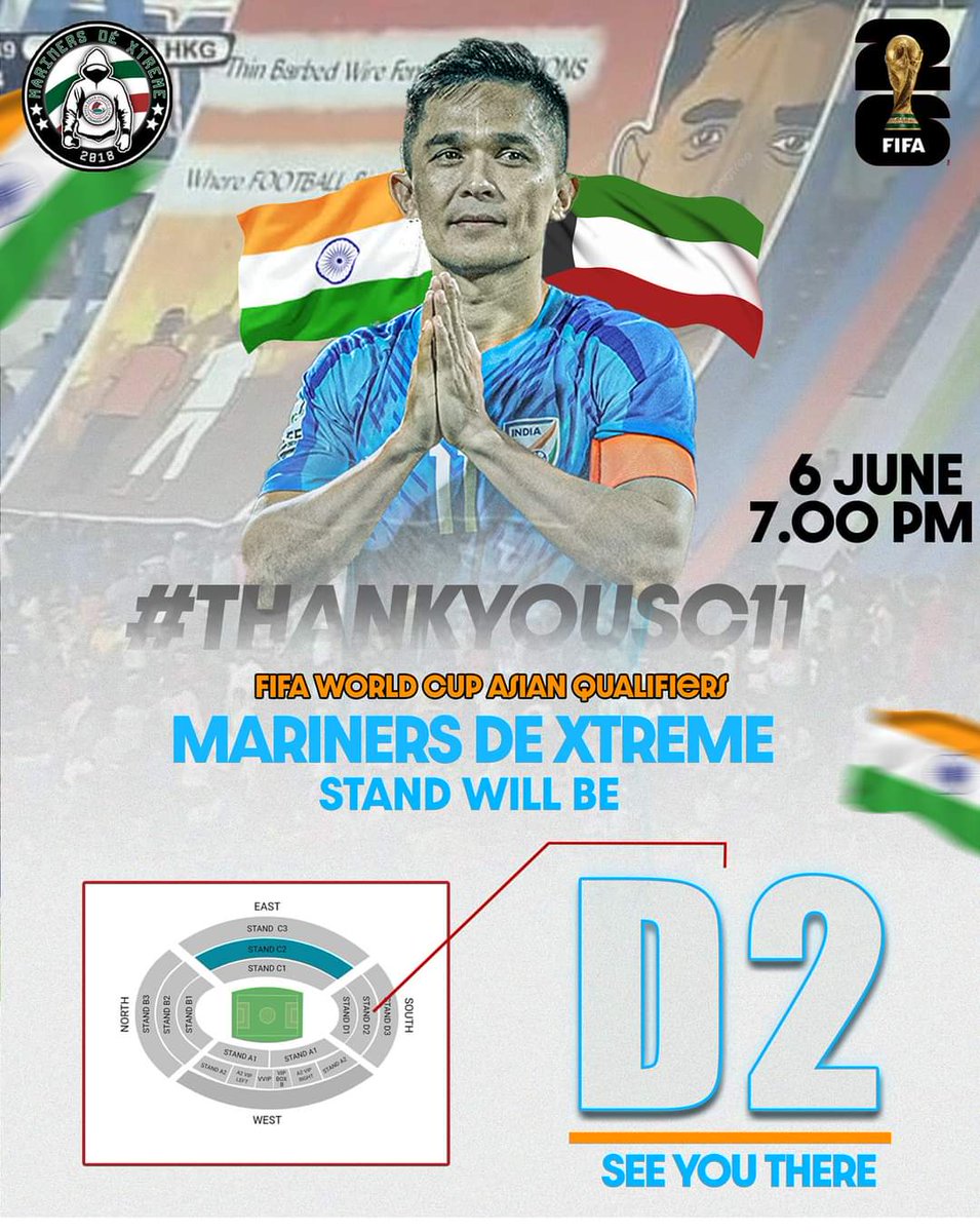 Mariners Dé Xtreme - Ultras of Mohun Bagan will present at D2 stand of VYBK in Captain's farewell match 🇮🇳 Come and join with us and let's make the farewell special 💙 #bleedblue #bluetigers #SC11 #GreenMaroonloyalUltras 😈 #MohunBagan #Mdx 💥 #UltrasMohunBagan #Ultras 🤙🏻