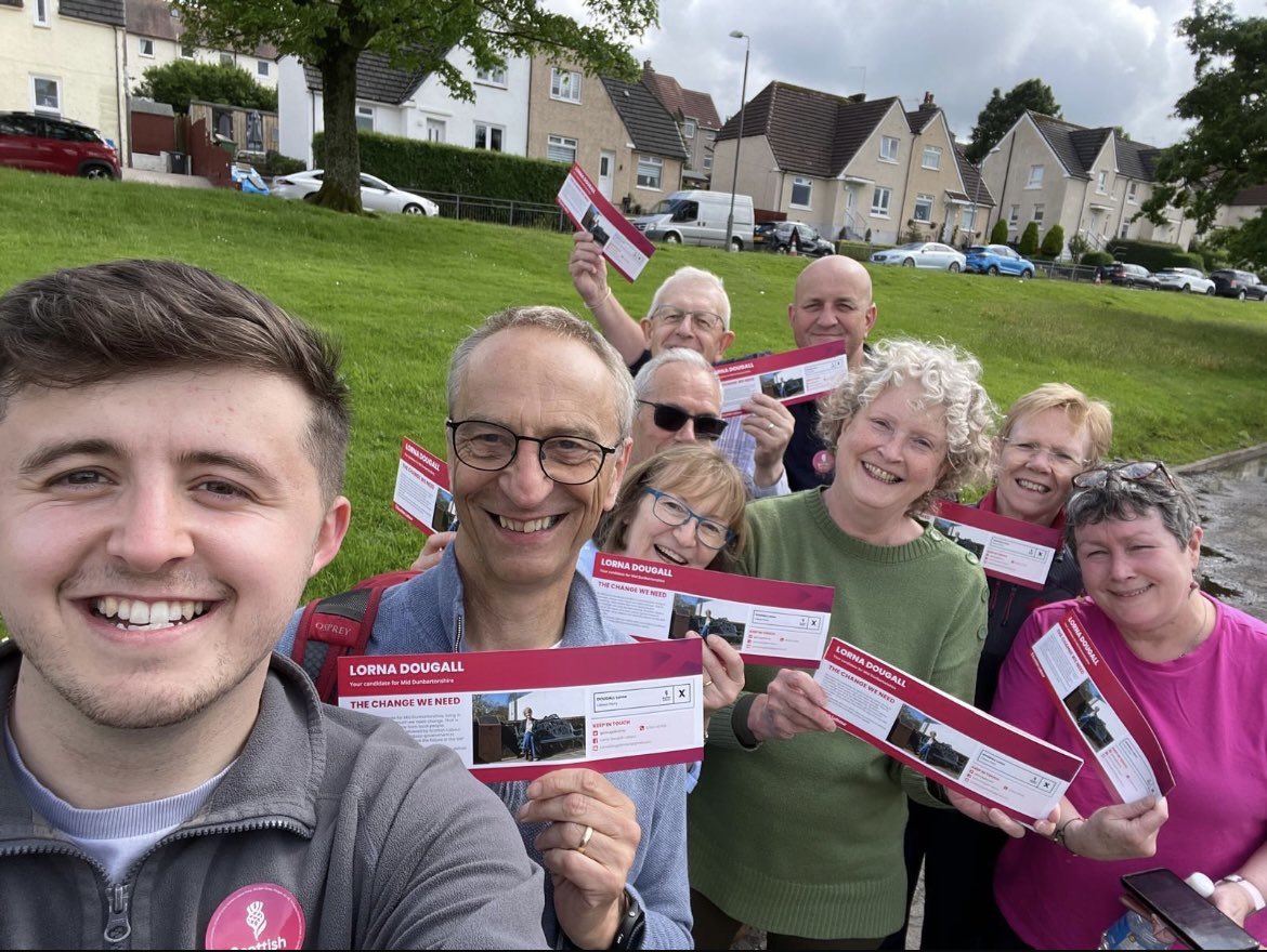 Bank holiday Monday session complete in Lenzie for @DougallLorna and @StrathkelvinCLP ✅ #VoteScotLab24