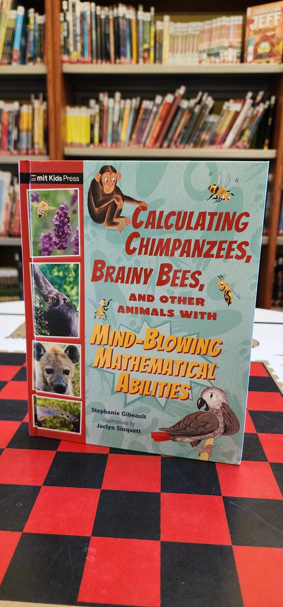 Check out @GibeaultWrites's brilliant book CALCULATING CHIMPANZEES, BRAINY BEES, AND OTHER ANIMALS WITH MIND-BLOWING MATHEMATICAL ABILITIES. This book is fascinating, fun, and so important! 🙈🐝 🔢 My review: goodreads.com/review/show/64…