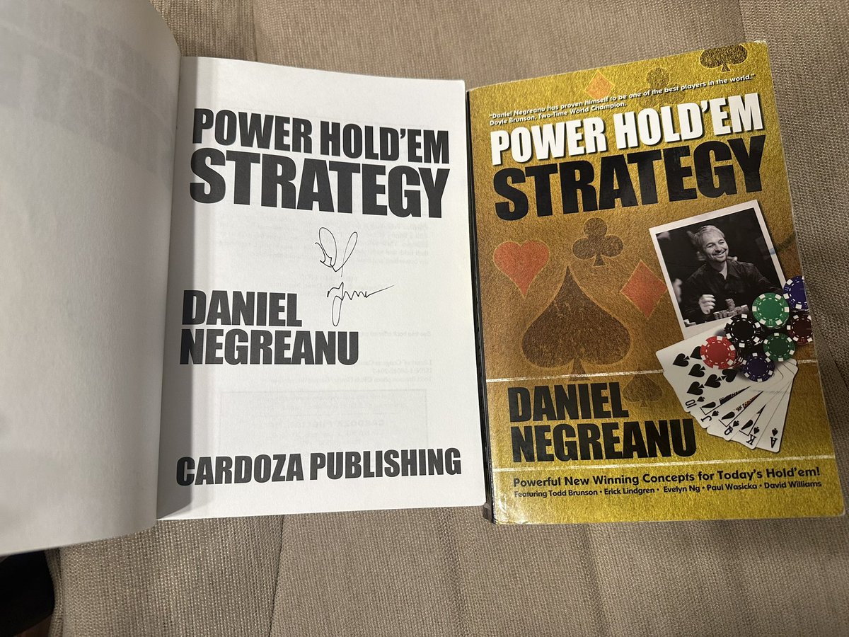 👀 | I have two copies of ‘Power Hold’em Strategy’ signed by <a href="/RealKidPoker/">Daniel Negreanu</a>. Retweet for a chance to win on (I’ll select two winners at random next week).

Both he &amp; <a href="/audavidb/">David Baker</a> joined me on new <a href="/PokerNews/">PokerNews</a> Podcast to talk <a href="/25kfantasy/">25kfantasy</a>.

Watch/listen here ⬇️

pokernews.com/podcast/pokern…