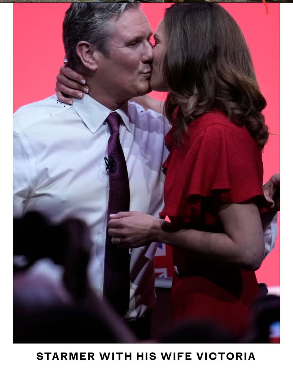 How come Starmer never got married to a woman until the age of 45? Anyway he looks deeply in love with her and you can clearly see a great deal of passion between them...