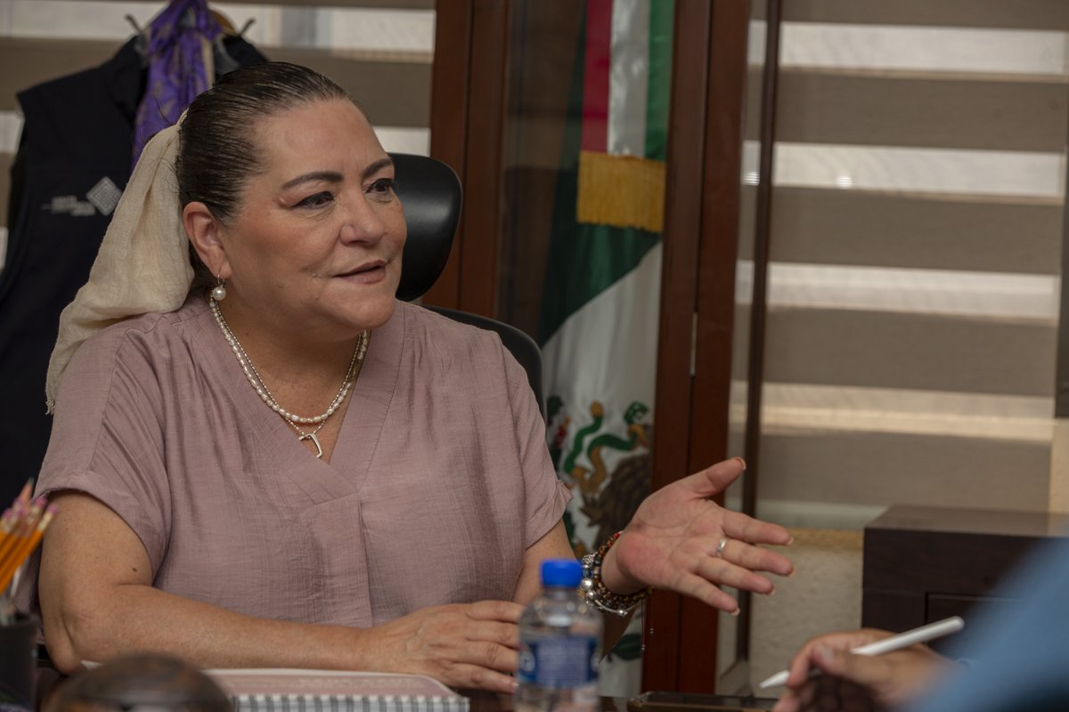 🔴“Nos hemos puesto como meta que haya un 70% de participación, de un padrón total de 99.5 millones de mexicanos”, afirma @GuadalupeTadei. 📸 Foto: Nadya Murillo | El Sol de México solde.mx/3V05EDK