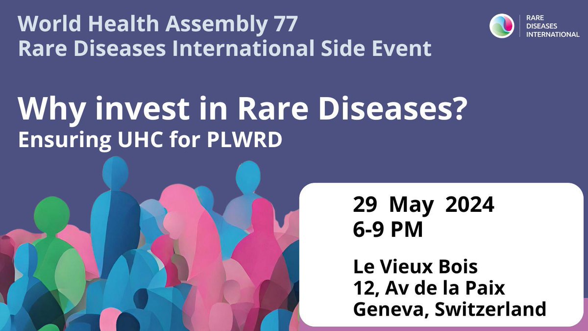 FraXI_FragileX's tweet photo. Rare Diseases Side Event at the World Health Assembly will take place on May 29th.Our President Dr Kirsten Johnson  will be attending the in person event in Geneva to advocate for Fragile X.More info at https://t.co/LUTTKWHWSt… #togethermakingadifference https://t.co/KWleNxv52e https://t.co/VH0mvmE6NJ