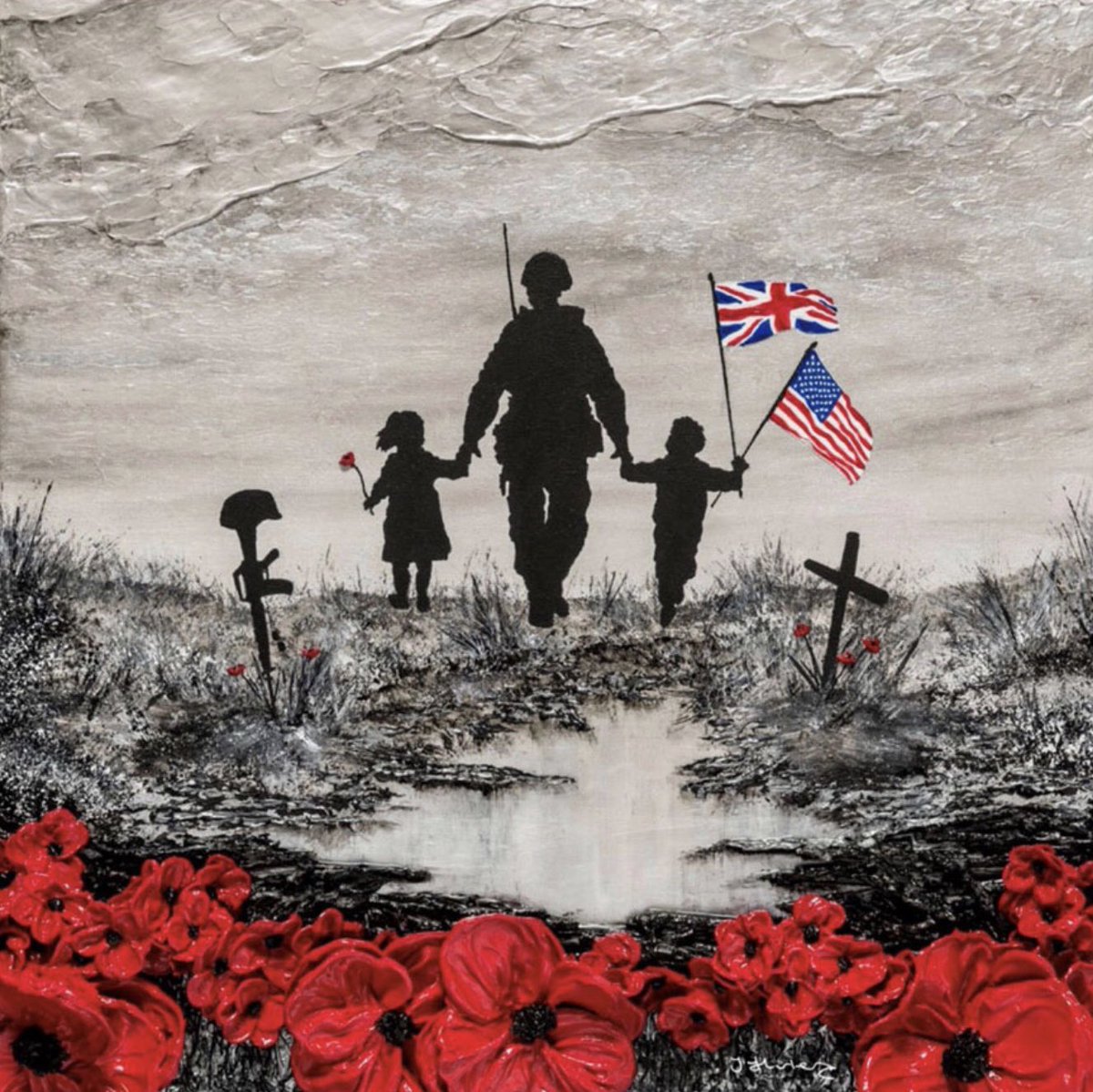 Today is #MemorialDay ~ #LestWeForget 
A day to honour our heroes who have made the ultimate sacrifice for freedom and to remember those who have given their lives so that we may live ours. 
All gave some...Some gave all.
poshoriginalart.co.uk/gallery/patrio…