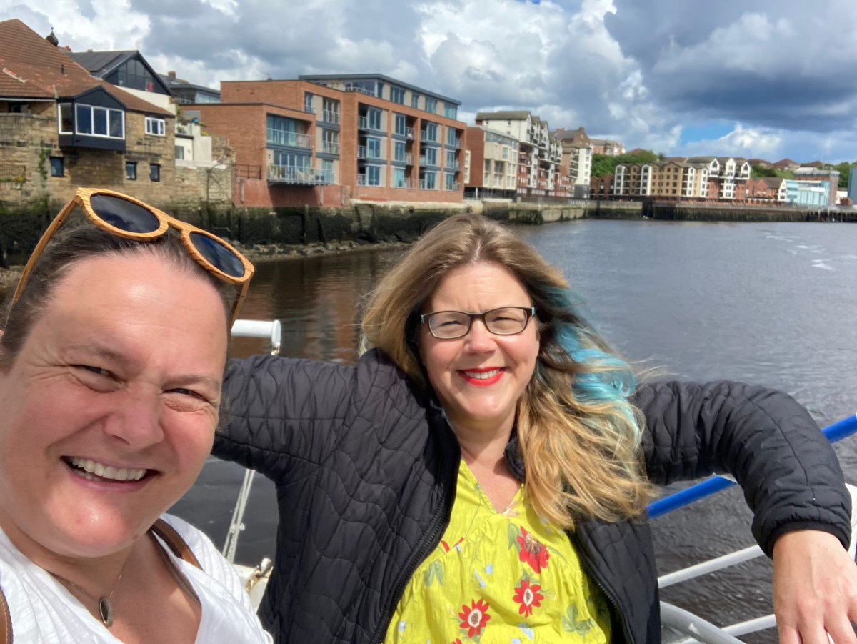 ladybdashwood's tweet image. In a Tyneside version of 'Ferris Bueller's Day Out' @mrdrlucy
and I got the ferry to South Shields to experience the legendary @ColmansTemple.
Every bit as good as @jayrayner1 suggested it would be: