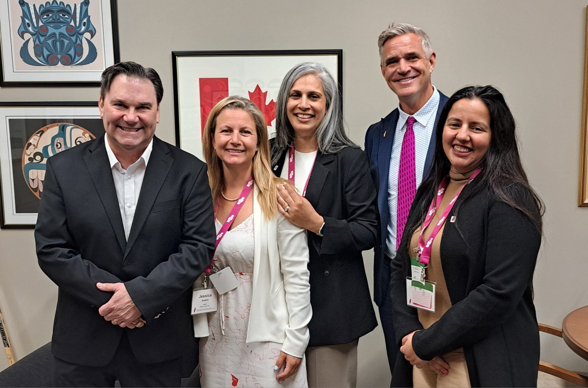 Today I was pleased to meet with BC insurance brokers representing <a href="/IBACanada/">IBACanada</a>. We discussed consumer protection, climate change, auto theft, and cyber security. #IBAC2024OnTheHill ⁦