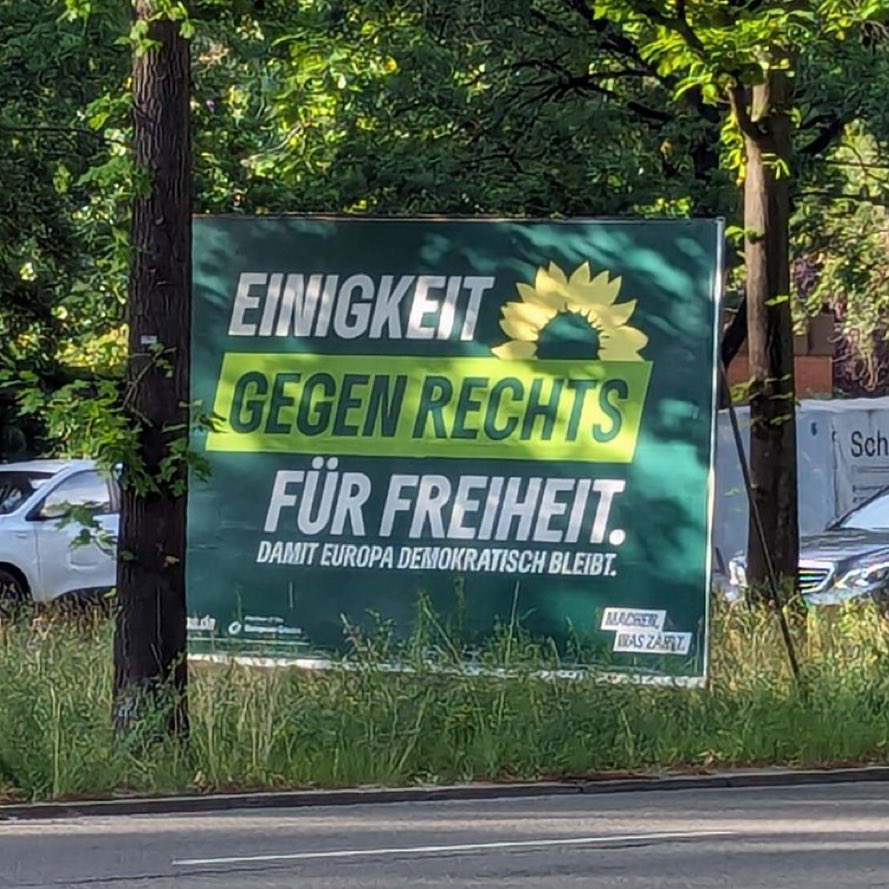 „EINIGKEIT GEGEN LINKS FÜR FREIHEIT. Damit Europa demokratisch bleibt.“ Meinungen?