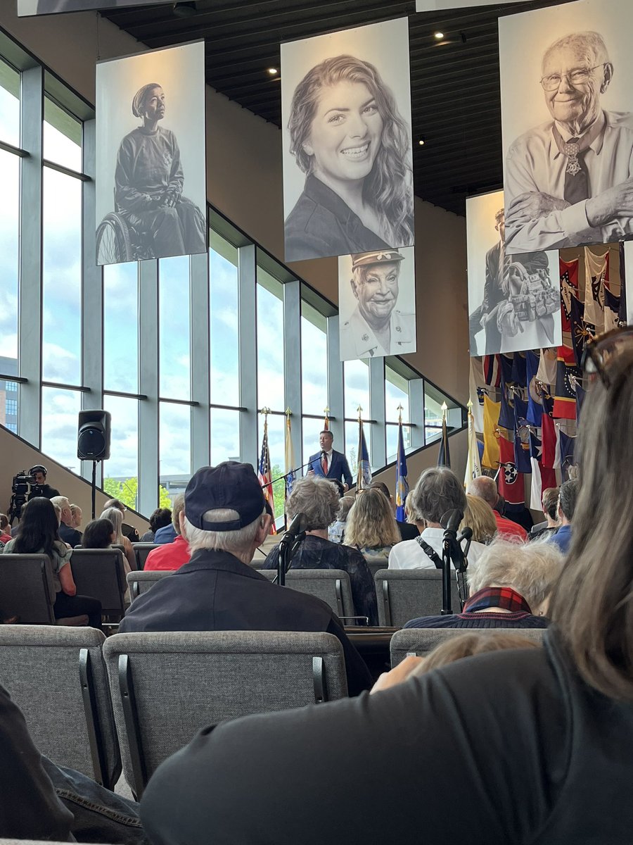 Great to spend the morning at the @NationalVMM and hear from Former Undersecretary @PatrickMurphyPA as we honor those who gave the greatest sacrifice for our nation. We must never forgot that Freedom is never Free, and that today is about honoring their lives and memories.