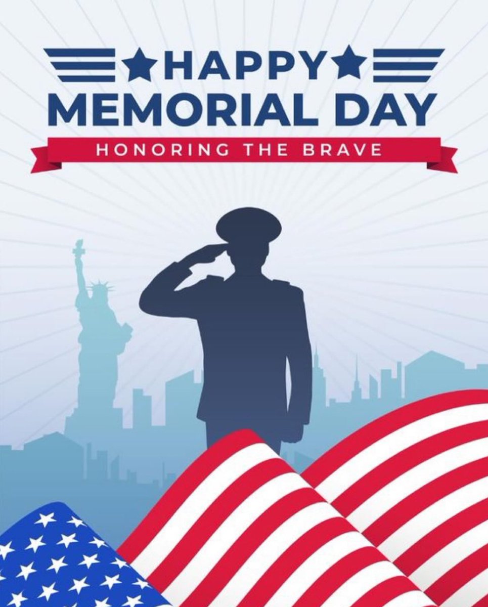 EcoDevelopment3's tweet image. Remembering all veterans and those who lost their lives for our freedom. Enjoy your day off! #Eco #MemorialDay24 #Freedom