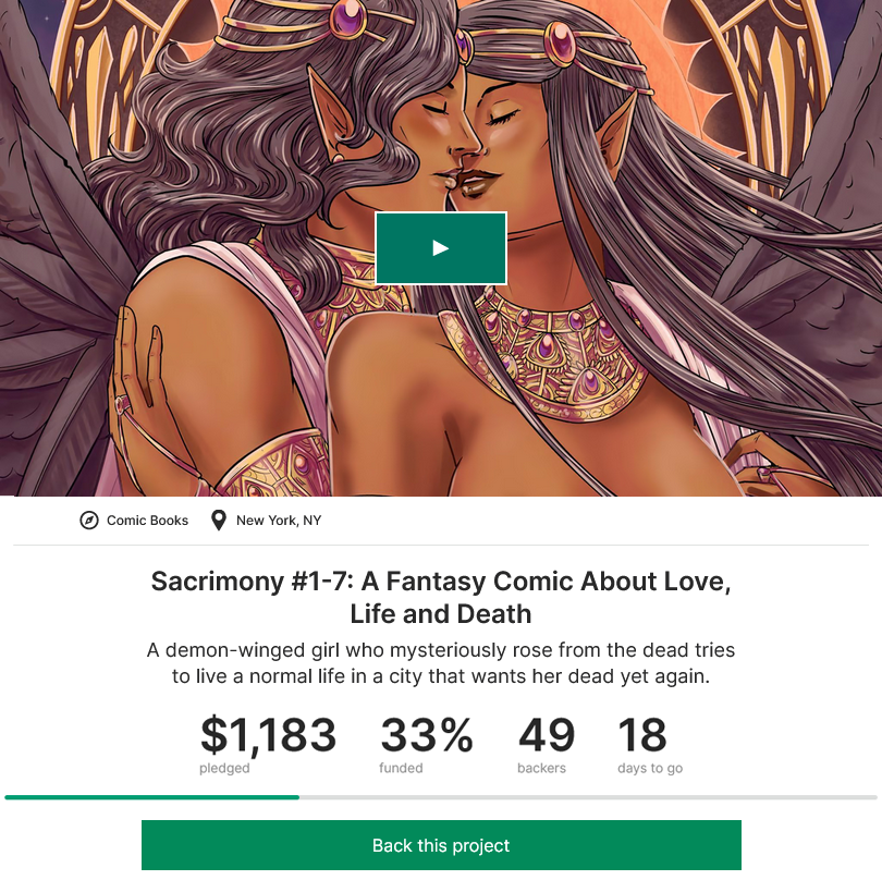 It's been four hours thus far and we've hit 1/3 of our funding goal! Can we get to fully funded in the next 8 hours??? Maybe?? kickstarter.com/projects/msorc…