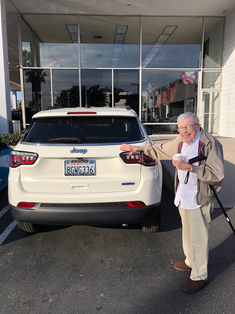 The last picture I have of my dad. I took it the day he turned in his car, which was a big deal for him. Ex-Navy, he served his country proudly. I can't imagine a better, more generous husband, father and grandfather. Happy Memorial Day, Bob.