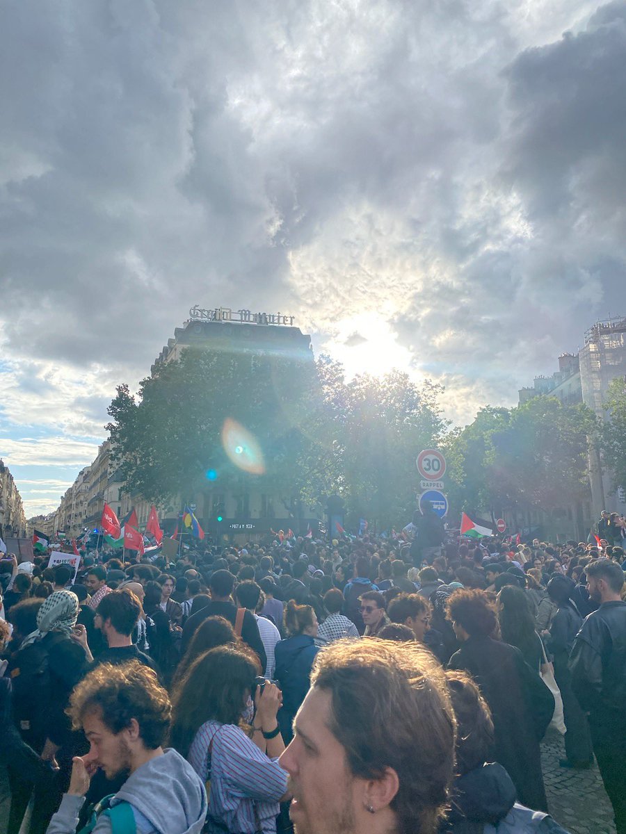 faridbikelife's tweet photo. Manif Paris 💪. #freegaza #peuplelibre #IsraelisGenocidalState https://t.co/EjEUz5mVrL
