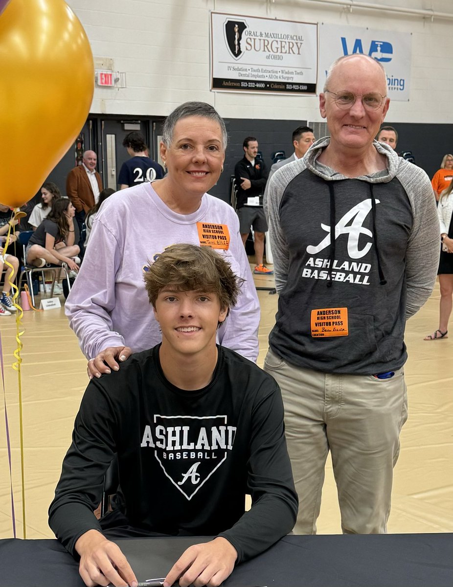 He’s an EAGLE!!! HUGE SHOUT of CONGRATS to @AndersonRaptors Student-Athlete PARKER ELLIFF & his FAMILY on his commitment to @ashlandeagles_ to take his ACADEMIC & ATHLETIC talents to to play Baseball!!! @ashland_base @mlaughman @MikeDyer @ENQSports #AHSisFAMILY #AHSisPROUD