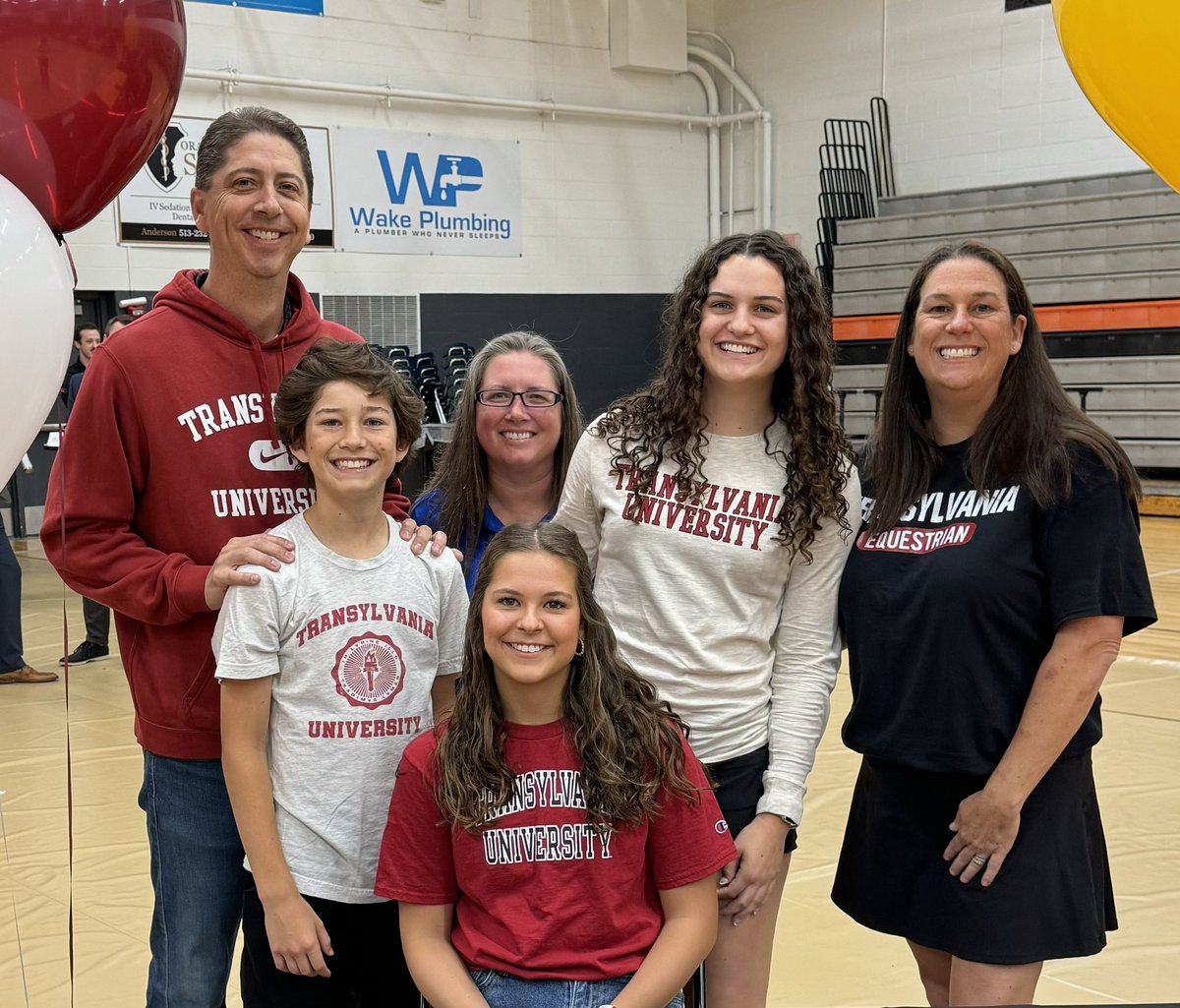 She’s a PIONEER!!! HUGE SHOUTOUT of CONGRATS to @AndersonRaptors Student-Athlete ASHLEY HUEBNER & her FAMILY on her commitment to take her ACADEMIC & ATHLETIC talents to @Transy to participate in Eventing! @TransySports @mlaughman @MikeDyer @ENQSports #AHSisFAMILY #AHSisPROUD