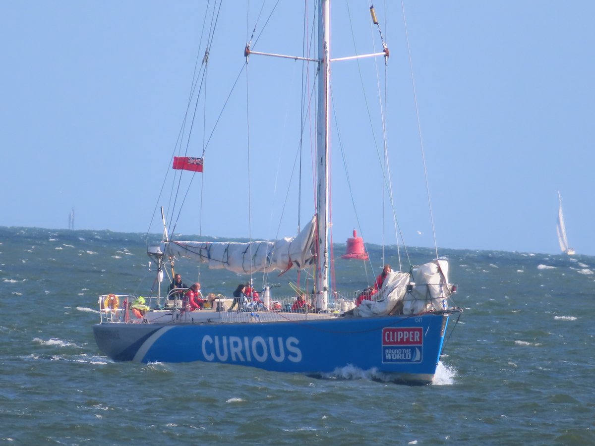 Curious coming into Portsmouth on the 27/5/2024.