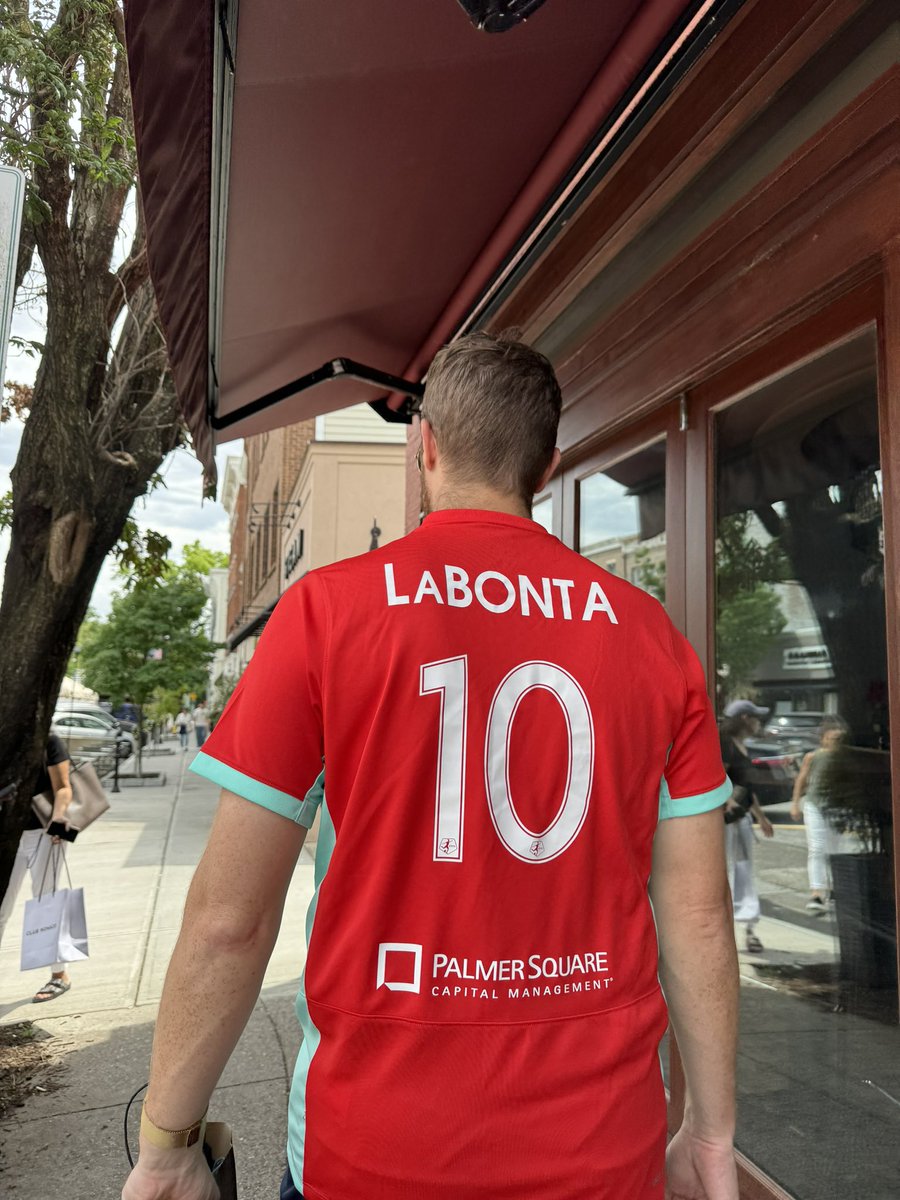 Letting the people of Connecticut know who his fav NWSL player is @L0momma