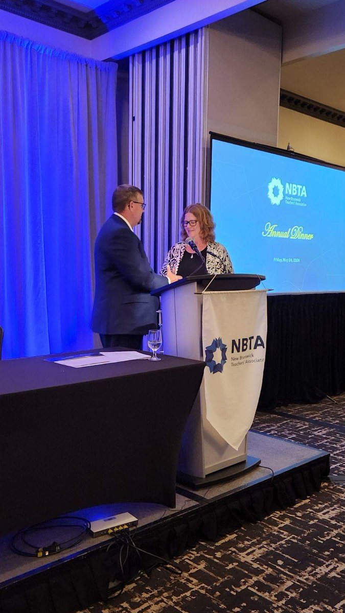 Mrs. Owens received the Vince Sunderland Memorial NBTA Award on Friday for outstanding educational leadership. It was an exciting night for Mrs. Owens and we are so proud! Congratulations!
Please see the video that was created to honor Mrs. Owens: 
vimeo.com/950748241/fb32…
