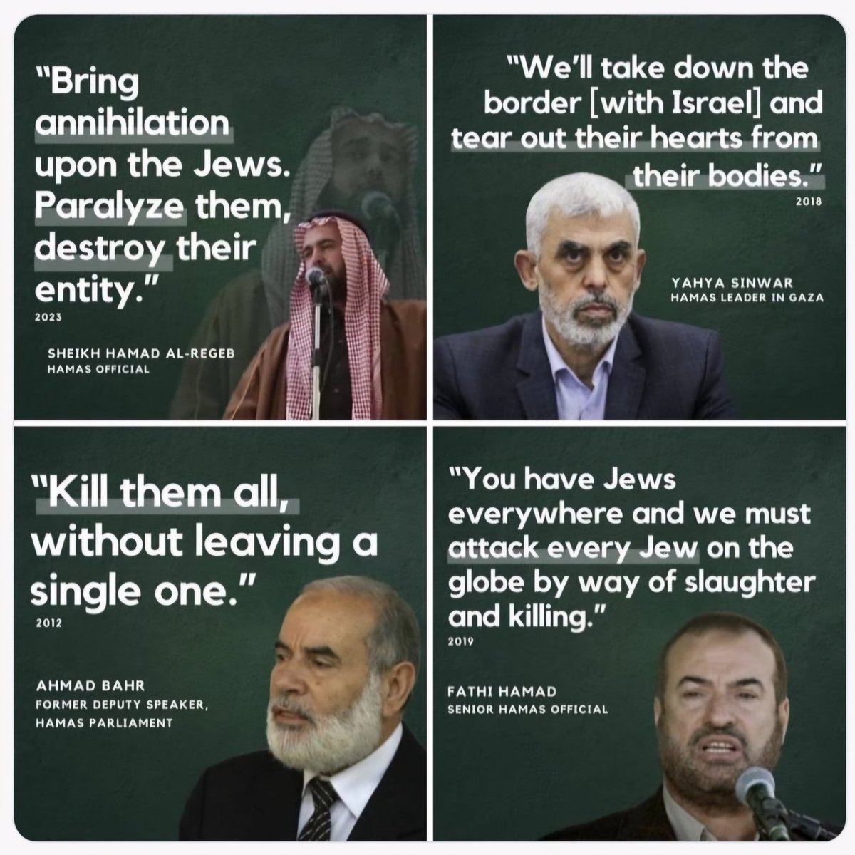 Hamas looks like all they want is peace and stuff.