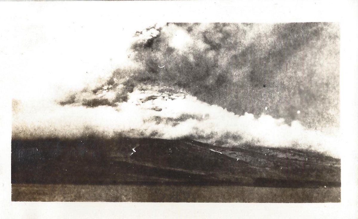 On Memorial Day, we want to remember Sgt. Fred W. Purchase, who sadly died during WWII when Cleveland Volcano erupted while he was on Chuginadak Isl. Sgt. Purchase has the solemn distinction of being the only person directly killed by a volcano in AK whose identity we know. (1/5)