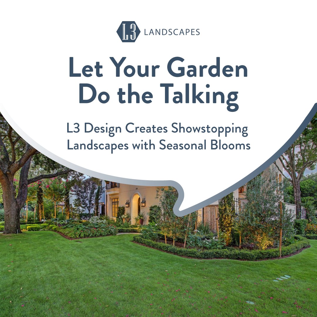 design_l3's tweet photo. Turn heads with a thriving seasonal garden designed by L3 Design! We curate plant selections that flourish and create a show stopping outdoor space. 🌿

#SeasonalGardensHouston #L3Design #Houston #Texas #htxgardening #localplantshouston #houstonoutdoors #yardsofhouston https://t.co/WYonxYnuDJ
