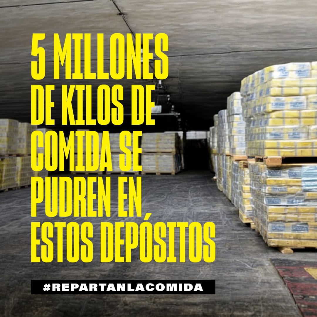 La justicia ya les dió la orden.
#RepartanLaComida