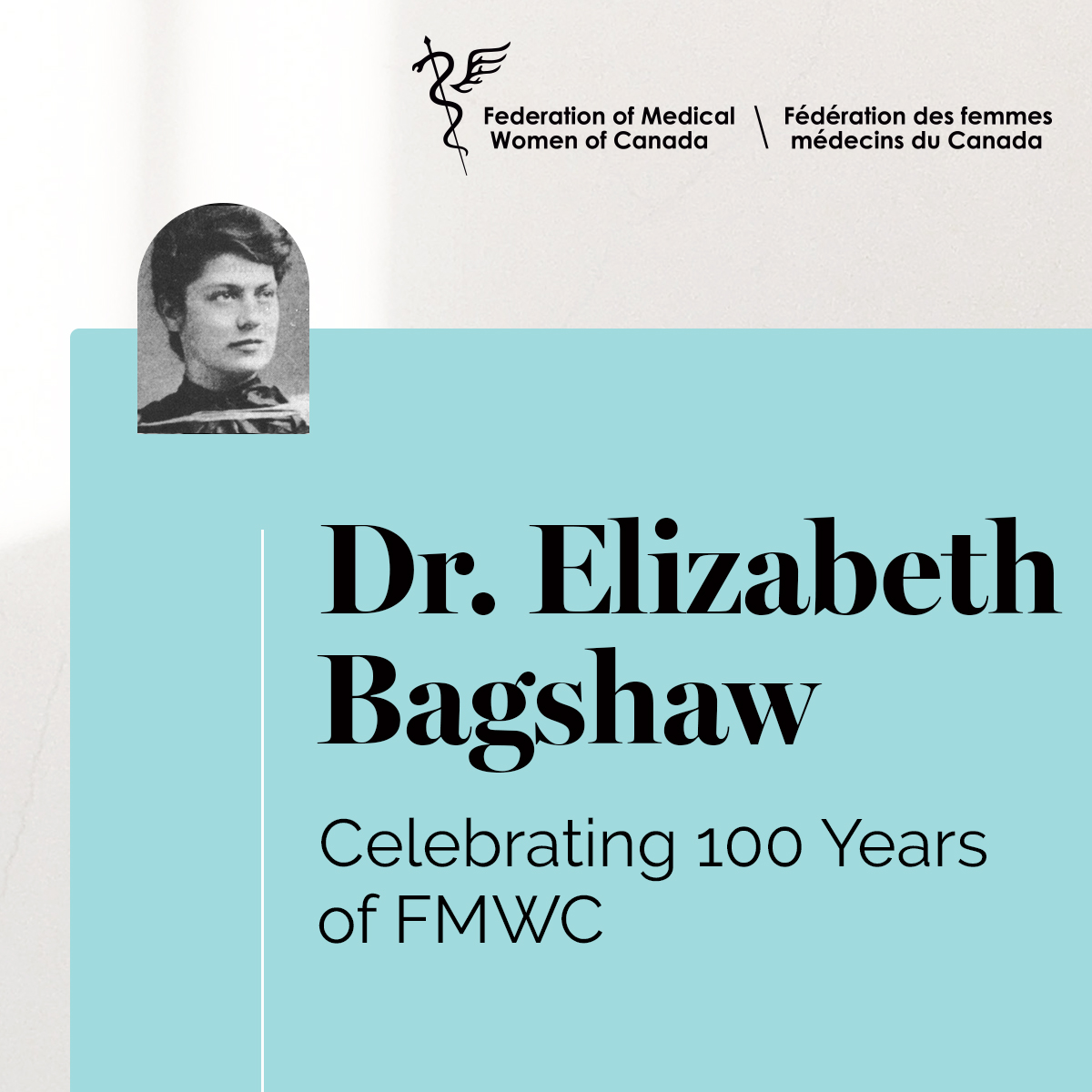 Dr. Elizabeth Bagshaw's tenacity in women's health resonates through time. As FMWC turns 100, her spirit of care endures. #FMWC100  #LegacyOfCare

Celebrate women physicians of the past, present and future. FMWC2024.com on Sept 27-28.