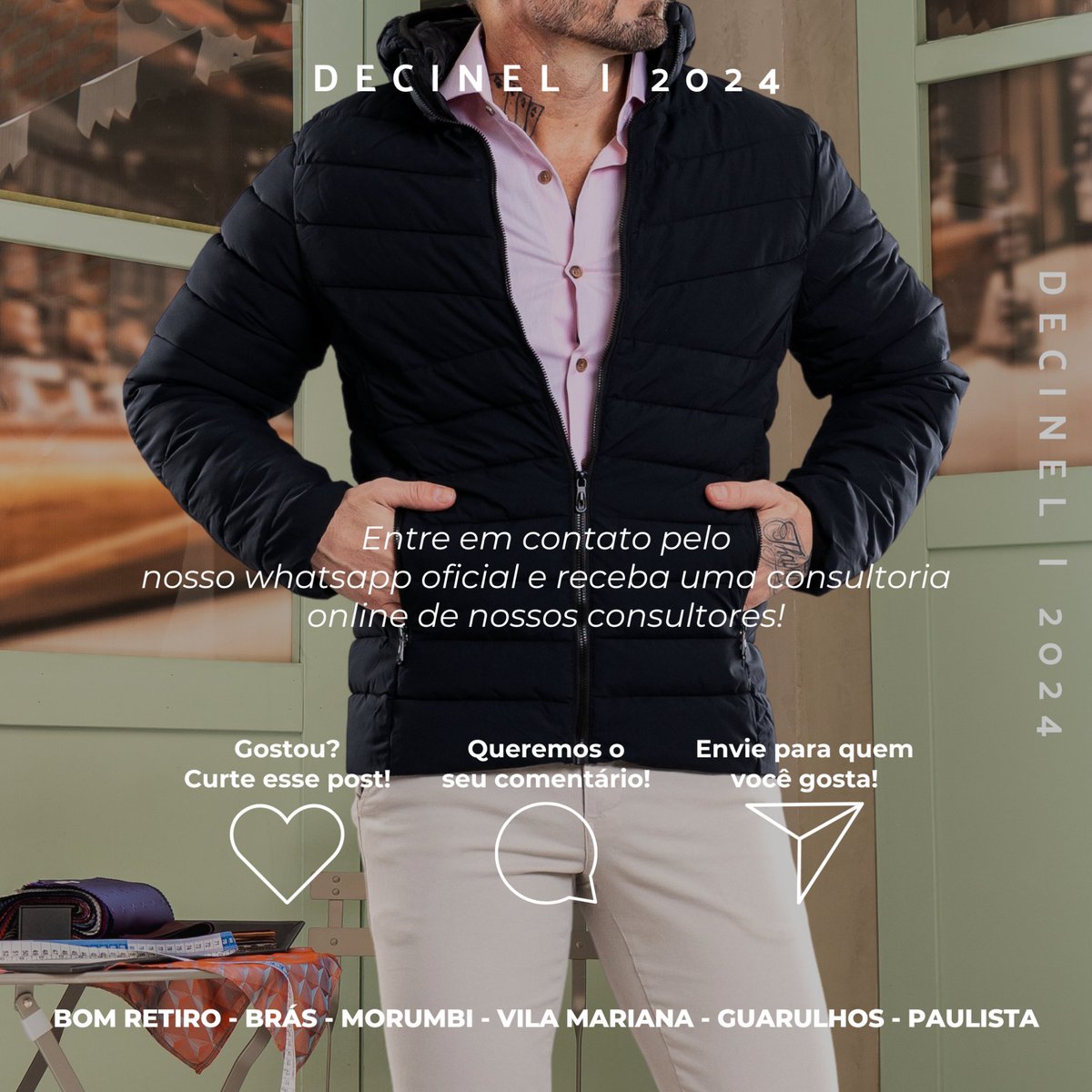 Decinel_Suits's tweet photo. Esfriou! Mas tem uma coleção nova de inverno quentinha esperando por você na Decinel Suits!

📲Whatsapp->11 97177-9473

#alfaiataria #terno #Ternosparacasamento #TernosMasculinos #TernosParaNoivos #TernosParaAdvogado #suits #menstyle #modamasculina #ternoslim #oab #fashion https://t.co/56cvNuH0Ab