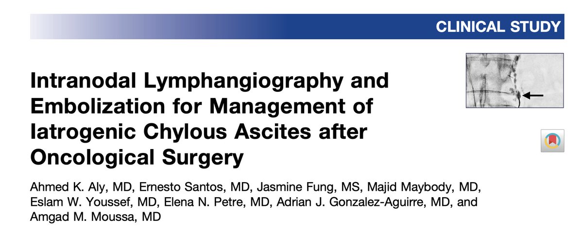 iRadPulse's tweet photo. 1/6 📢 A study explores the safety &amp; effectiveness of intranodal lymphangiography (INL) and lymphatic embolization (LE) for managing chylous ascites post-oncologic surgery, published in @JVIRmedia!

Let’s unravel the findings! 🏥🔍

#OncologicSurgery #Radiology #ChylousAscites https://t.co/g8JsXeNvaP