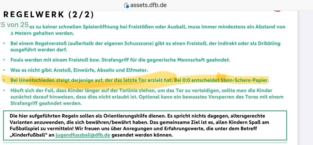 _PascalHugo's tweet image. „Bei Unentschieden steigt derjenige auf, der das letzte Tor erzielt hat. Bei 0:0 entscheidet Stein-Schere-Papier.“ 

Quelle: assets.dfb.de/uploads/000/23…

Ist das euer Ernst @DFB? Was kommt als Nächstes? Wer am schönsten seinen Namen tanzt hat gewonnen?