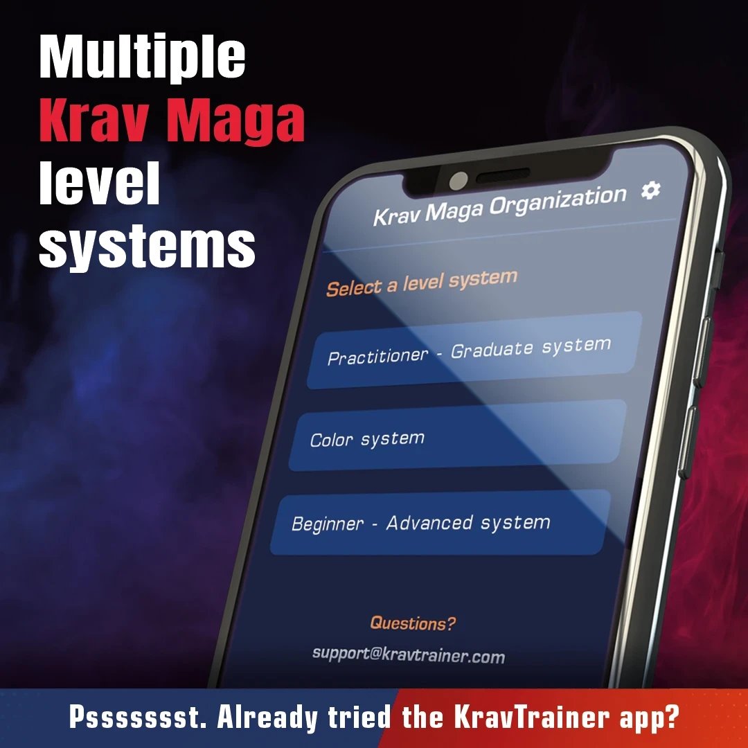 Multiple Krav Maga level systems available. Visit kravtrainer.com for more info! 🏆

#kravmagatraining #kravmaga #ikmf #kravmagaglobal #kravmagaworldwide #kmg #kravwomen #selfdefense #stayaway #ikm #kravmagalifestyle #fight #kravmagawomen #streetfight #training #kida