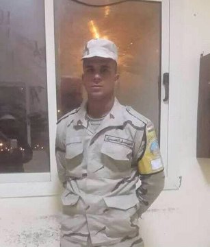 الشهيد الجندي المصري 
الذي قتل على يد الكيان الصهيوني الاسرائيلي المتطرف
رحمة الله عليه