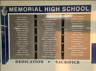 We here @EISDMemorial @EISDofSA always want to recognize those who have served and sacrificed. You are appreciated and remembered. Today we honor you! #RememberThe55 #PlayToWin