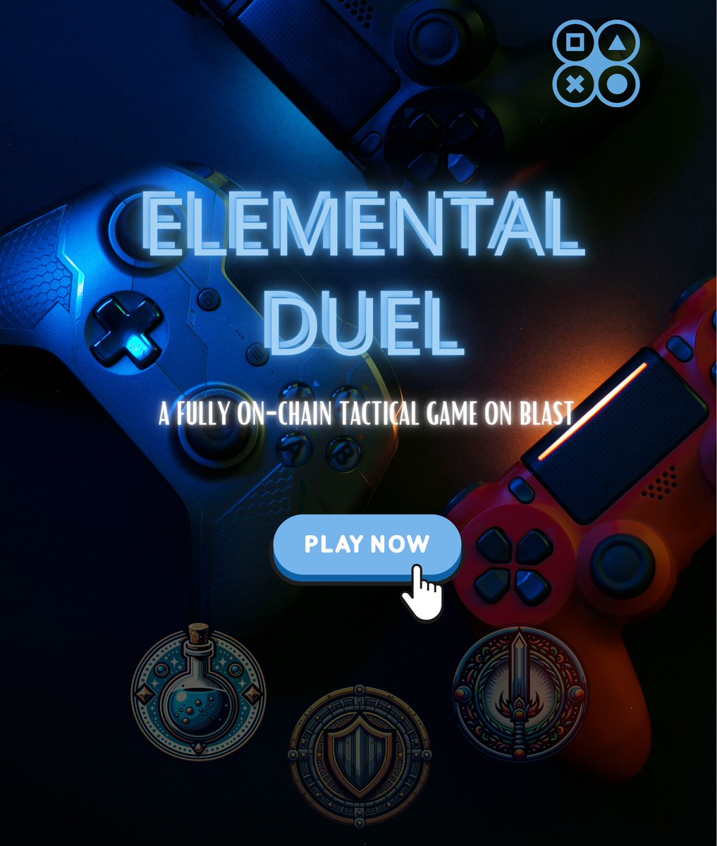 ElementalDuel's tweet photo. 🔥Unleash your power in Elemental Duel, the ultimate on-chain tactical game! Strategize and conquer with fire, water, and plant. Ready to dominate? Play now on Blast! ⚔️🌟 

#ElementalDuel #OnlineGaming #PlayNow #TacticalGaming