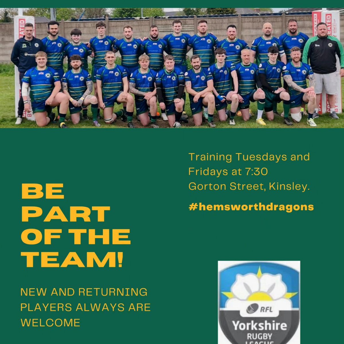 💪 Training schedule 💪🏉🐉

Hope everyone has enjoyed their Bank Holiday! Back to business tomorrow 🐉🐉🐉

#hemsworthdragons #wheredragonslearntofly