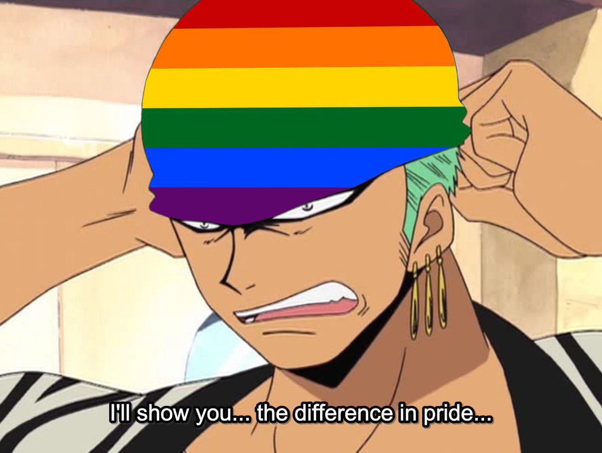 zoro is not the football playing jock internalised homophobia king some of you want him to be. remember this?