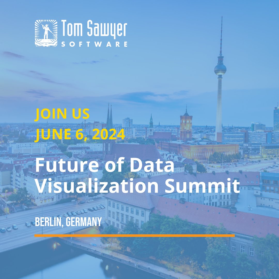 📊 Join us at the Future of Data Visualization Summit, presented by Group Futurista, where Ulrich Foessmeier, Vice President of Engineering will be sharing his expertise! bit.ly/49P9SnC
#DataVisualization #FutureofData #GroupFuturista #TomSawyerSoftware