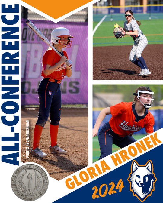 OPRFSoftball's tweet photo. Congrats to junior @ghronek2025 for being selected to the West Suburban All-Conference team. https://t.co/zwY8uJPgas